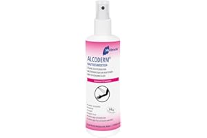 SEGMINISMART Alcoderm® Hände- und Hautdesinfektionsspray 250ml, für Desinfektion der Haut vor Injektionen und medizinischen Behandlungen