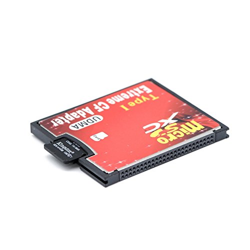 QUMOX microSD To CF Compact Flash Memory Card Adapter Reader type 1 WIFI - 2