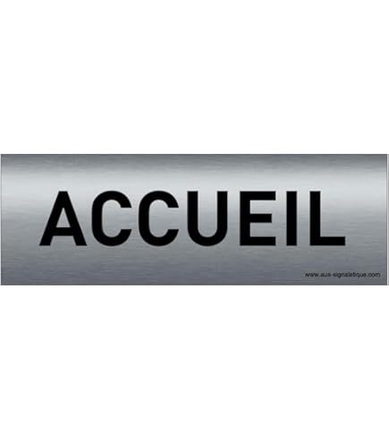 Panneau 'Passage Interdit' Aluminium Brossé - 240x80mm - Autocollant - OFFORM