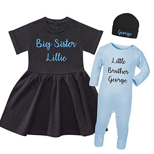personalised big sister little sister outfits