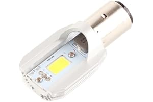 KIMISS Ba20d Motocicleta Led, Blub High Low Beam Light COB Faro Brillante para Bombilla de Faro Ba20d Led Scooter Head Lamp