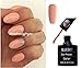 Bluesky A95 Pastel Peach Nude Nail Gel Polish UV LED Soak Off 10ml PLUS 2 Luvlinail Shine Wipes