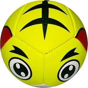 KAREZ Mini Football for Kids by Made in Shining PVC with Yellow Color