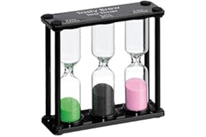 TEA PEOPLE 3–5 à 7 minutes sable en verre à thé avec minuterie