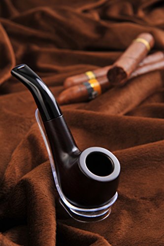 Pipa Pipa para fumar tabaco hecha a mano con madera de bano y con una boquilla en punta hecha de pl stico Mod 11831 Pipa Pipa para fumar tabaco hecha a mano con madera de bano y con una boquilla en punta hecha de pl stico Mod 11831
