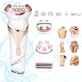 ❤ 【4-in-1 Epiliergerät 】Enthält Haarentferner,Gesichtsreiniger,Massage,Rasieren-Aufsatz. Es sind nicht mehr so viele Geräte für die tägliche Pflege erforderlich, und wir können alle Geräte durch eine Maschine ersetzen. Sparen Sie Kosten und effizienter.