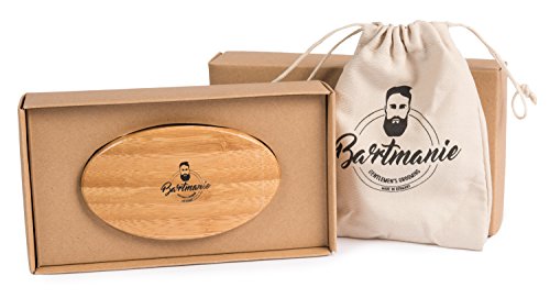 Bartbürste Bartmanie aus edlem Holz und Wildschwein Echthaarborsten für perfekte Bartpflege, in edler Geschenkbox - 7