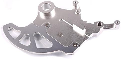 Rear Brake Disc Guard Yamaha YZ, YZF, WR-F, WR-R 125-250-450 2006-2018 silver