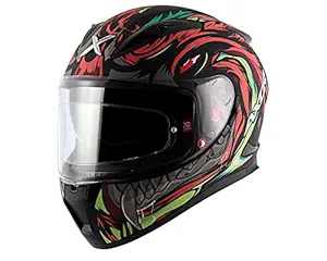 Axor Street Okami Dull Black Red Helmet-M