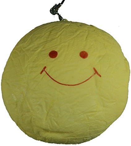 Cute Yellow Jumbo Marshmallow Bun Squishy with a Smiling Face