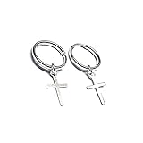 Un detalle elegante que te personalizará. Unisex. Espesor(mm): 1.8. Peso(gr): 1. Diámetro(mm): 11. Dimensiones de la cruz: 8x13mm.