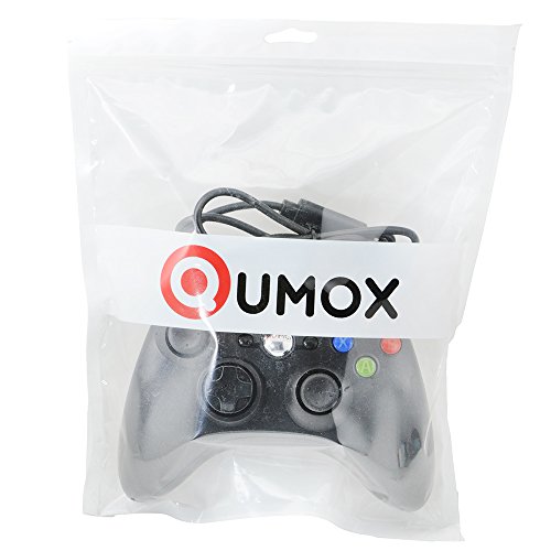 QUMOX USB Mando de Juego Controlador Cableado de Gamepad Joystick Joypad para PC