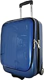  Laptop Business Trolley Bordkoffer Hardcase Blau