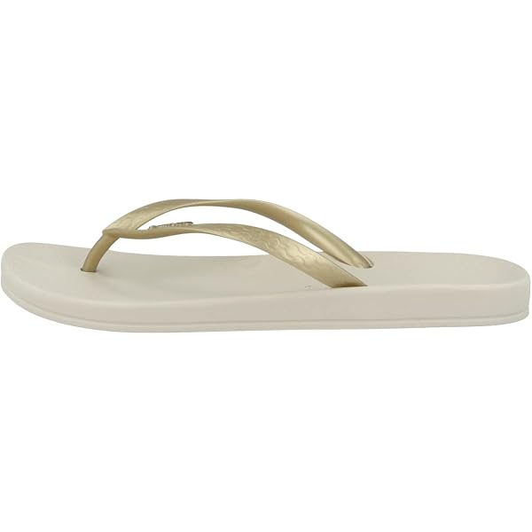 Tongs Ipanema Anatomica Tan Pour Femme - Semelle Anatomique, Léger, Confortable, Couleur Gris/argent - Taille 38
