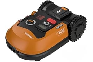 WORX Landroid L WR148E Robot Lawn Mower for large gardens up to 800m2 / Automatic robotic lawn mower for manicured lawn with application control, wifi connectivity