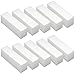 Accessotech 10 x Pro Womens Acrylic Nail Art Tips Buffer Buffing Sanding Block Files White