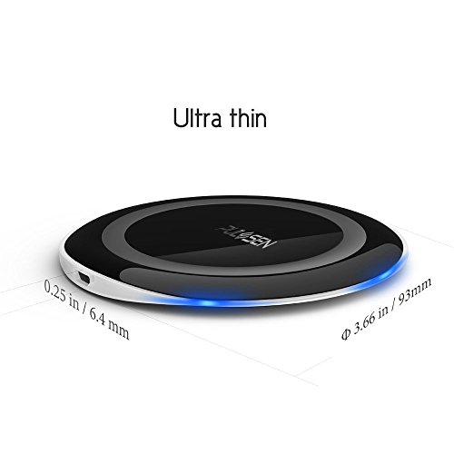 PULESEN-Wireless-Charger-Ultra-Slim-Qi-Wireless-Charging-Charger-Pad-for-Samsung-Galaxy-S9-S9-Plus-Note-8-S8-S8-Plus-S7-S7-Edge-S6-Edge-Plus-Note-5-iPhone-X-iPhone-8-8-Plus