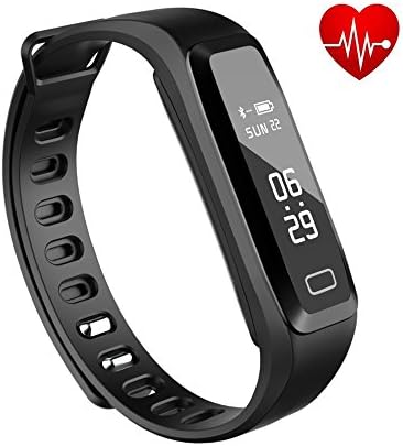 Fitness Tracker, Witmoving New Sport Water Resistant Smart Bracelet Wristband Watch with Heart Rate Monitor Pedometer Touchscreen for iPhone Samsung IOS Android Smartphones
