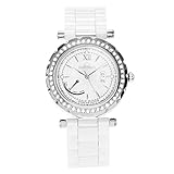 Stella Maris Damen-Armbanduhr Analog Quarz Premium Keramik Diamanten - STM15R9