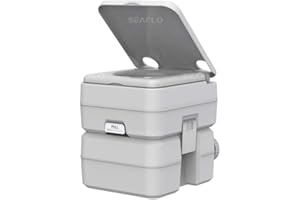 SEAFLO Toilettes portables pour camping-car, bateau et camping (5,3 gallons)