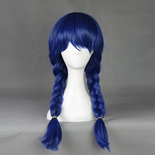 Cosplay wig braids blue 50 cm, Shokugeki no soma Megumi Tadokoro