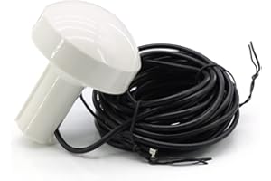 PONDWAY Antena externa para navegar por GPS de barco marino para Furuno GPA016 GP80D GP1650D NX300D (conector TNC) + cable de 8 metros