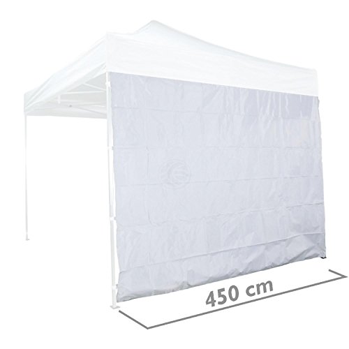Preisvergleich Produktbild Cablematic Komplette Seitenwand Leinwand 450cm weiß