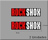 Color: negro rojo blanco Ecoshirt QS-OQ3U-O6RH Pegatinas Rock Shox R145 Vinilo Adesivi Decal Aufkleber Клей MTB Stickers Bike, Negro Rojo Blanco