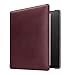 Produktbild CASEBOT Hülle für Kindle Oasis 2017 - Schutzhülle aus Echtleder, Hartschale mit Anti-Rutsch-Beschichtung, Auto Sleep/Wake für Amazon Kindle Oasis (9. Generation - 2017 Modell), Bordeaux