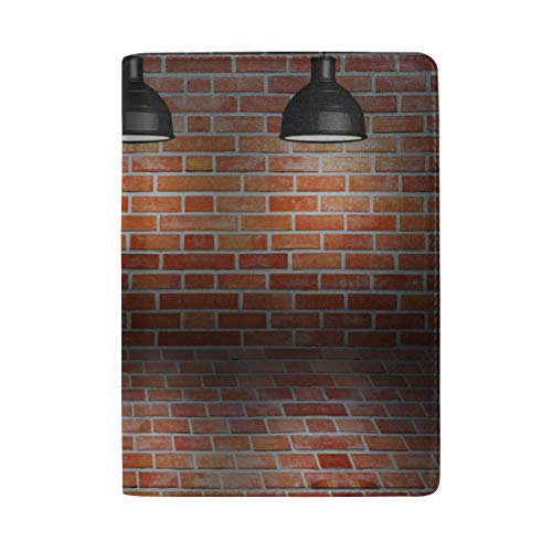 Preisvergleich Produktbild Konkreter Raum mit DREI Deckenlampen Blockierung Print Passinhabers-Fall Reisegepäck Passport Wallet Kartenhalter mit Leder für Männer Frauen Kinder Familie