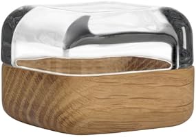 Iittala 111161 - Cofanetto Vitriini, in rovere e vetro trasparente, 60 x 60 mm