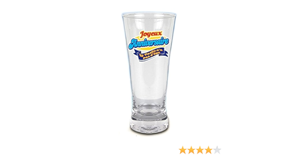 Verre A Pastis Joyeux Anniversaire Amazon Fr Cuisine Et Maison