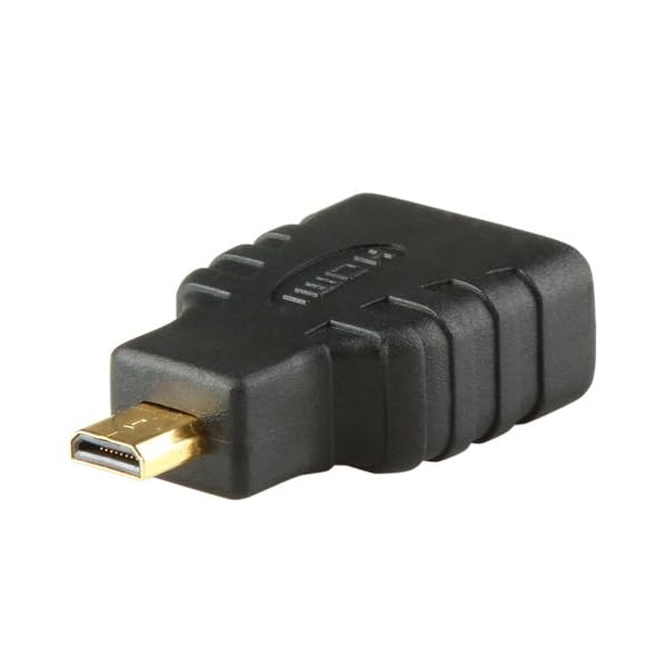HDMI una hembra al adaptador de HDMI Micro, chapado en oro - Image 4