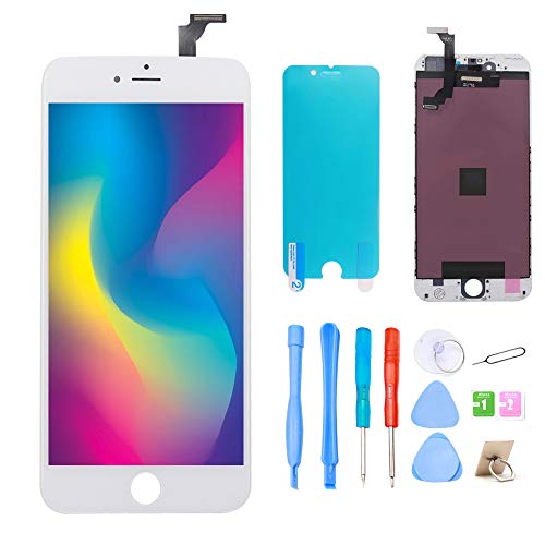 GLOBALGOLDEN Ecran de Remplacement pour iPhone 6 Plus Blanc LCD Display 3D Ecran Tactile Digitizer 5 GLOBALGOLDEN Ecran de Remplacement pour iPhone 6 Plus Blanc LCD Display 3D Ecran Tactile Digitizer 5