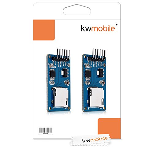 kwmobile 2 M  dulos de Tarjeta Micro SD para Arduino y Otros microcontroladores - M  dulo Lector microSD para Circuito Arduino Raspberry Pi