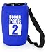 Produktbild MyGadget Wasserdichte Dry Bag 2L - Trockenbeutel Wasserfeste PVC Drybag Tasche | Schutz vor Wasser & Nässe Outdoor Beutel Urlaub Trockentasche in Blau