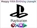 Price comparison product image A4 Playstation Games Console Logo Edible Icing Birthday Cake Topper