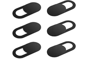 CABLING® 6 PCS Webcam Cover Cache Camera Cache Webcam 6 pcs pour Ordinateur Portable Ultra-Mince/Tablettes/PC/Smartphone