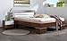 Produktbild Futonbett JENNY Einzelbett Bett Schlafzimmer 140x200cm Adria Nussbaum