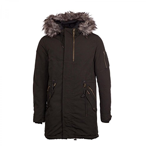Khujo Jacke Men DOCK Dk Oliv, Gre:XXL