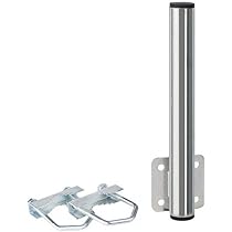 EMOS Antennenhalterung SAT TV WiFi • 15cm Höhe • Mastbefestigung Mit Winkel • Robust & Einfach Zu Montieren