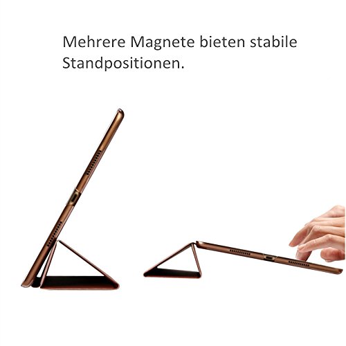 Jisoncase iPad Pro 10,5″ Hülle mit Standfunktion und Auto-Einschlaf/Aufwach (Schwarz) (JS-PRO-14N10) - 4