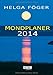 Mondplaner 2014: Taschenkalender (Spiralo) by Helga Föger