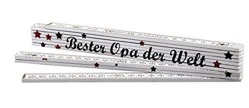 Zollstock Bester Opa der Welt – Geschenk – Großvater - 3