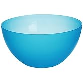 Excelsa Rainbow Salad Bowl, 24 cm, Light Blue