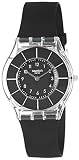 Swatch Damenuhr Analog Quarz mit Silikonarmband – SFK361