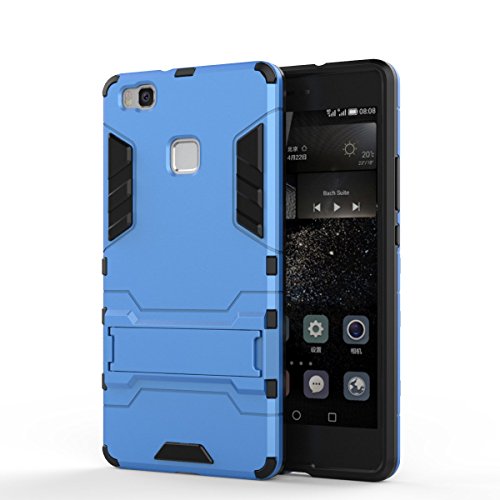 Huawei P9 Lite Funda  Pasonomi    Ultra Delgada   Outdoor  Armor Case con Soporte Carcasa para Huawei P9 Lite  Azul 