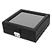 RICHPIKS all Black Leather 15 Slots Watch Box - PI 305 RS.2599.00