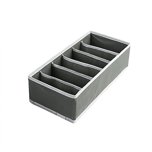 LAGUTE Aufbewahrungsboxen für Büstenhalter, Unterwäsche, Dessous und andere kleine Zubehörteile 4er Set (Normal Size(Grau)) - 6