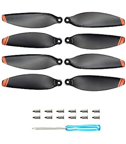 Vhbw 4 Hélices De Rechange Pour Drone Aerocraft 6-Axis JXD 388 – Auto-bloquantes, Diamètre 55 Mm, Silencieuses Et Faciles à Installer (Noir/Blanc)